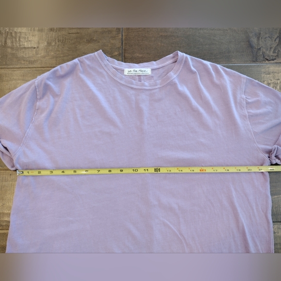 WE THE FREE PEOPLE oversized Lavender short-sleeve T-Shirt Tee - XS - Picture 10 of 10